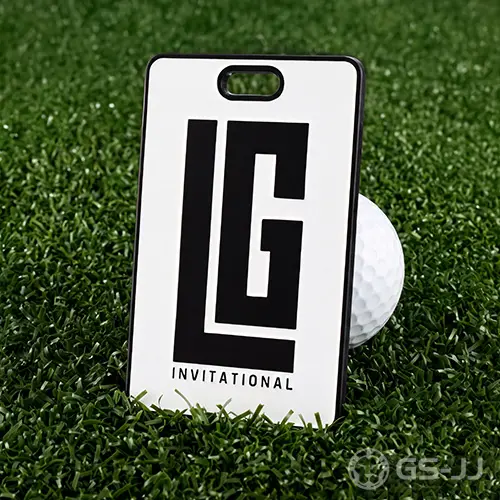 Monochrome Monogram Golf Bag Tag Monochrome Monogram Golf Bag Tag