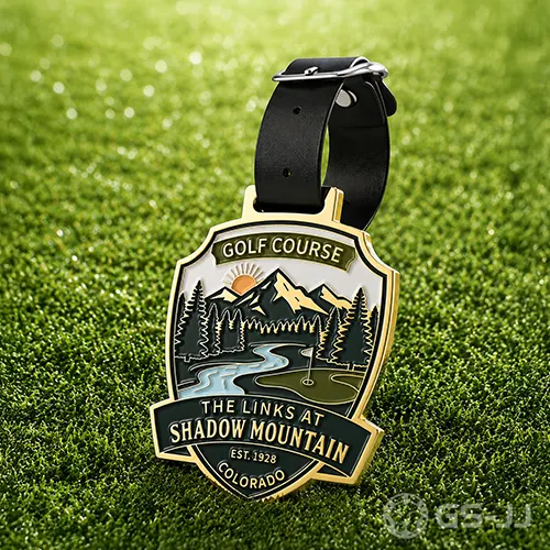 Shadow Mountain Colorado Shield Golf Bag Tag Shadow Mountain Colorado Shield Golf Bag Tag