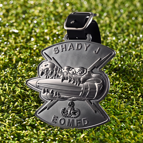 Shady J EOMFD Crocodile Bullet Golf Bag Tag