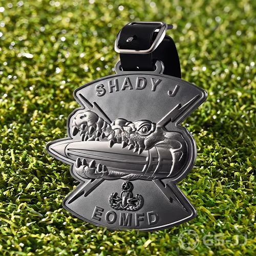 Shady J EOMFD Crocodile Bullet Golf Bag Tag Shady J EOMFD Crocodile Bullet Golf Bag Tag