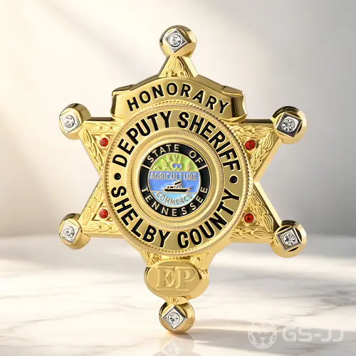 Shelby County Honorary Deputy Sheriff Star Pin Badge Shelby County Honorary Deputy Sheriff Star Pin Badge