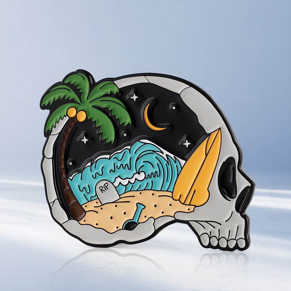 Skull Custom Metal Pins