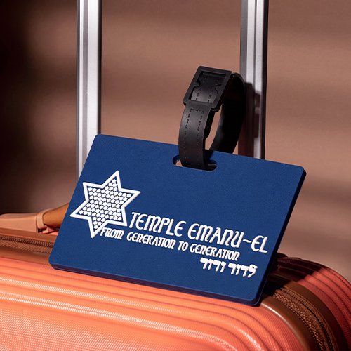 Star of David Religious Custom PVC Luggage Tag