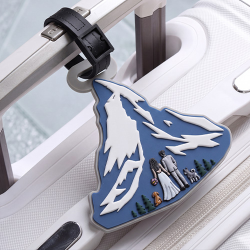 Wilderness Couple Keepsake Luggage Tag