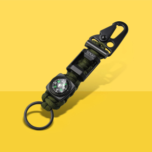 Custom Survival Multipurpose Paracord Keychain