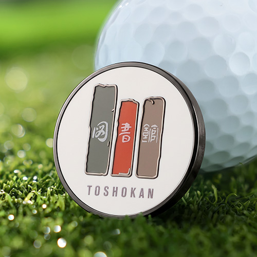 Toshokan Snow Cat Magnetic Golf Ball Marker