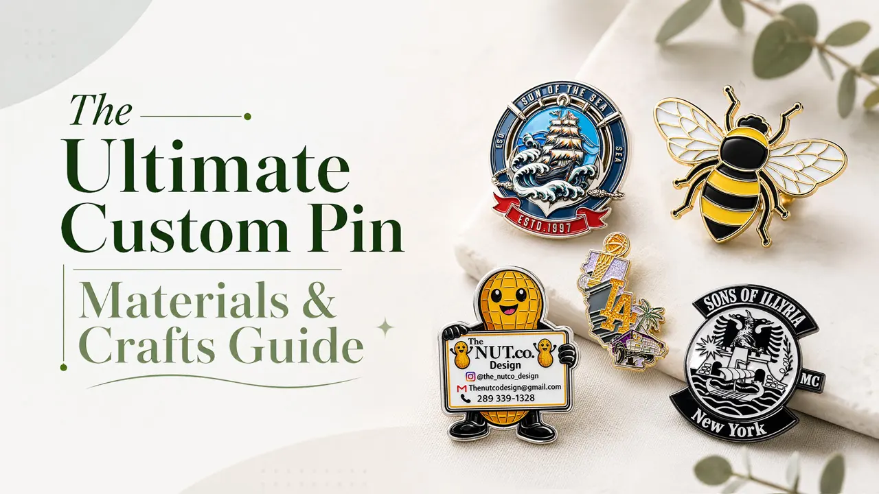 The Ultimate Custom Pin Materials & Crafts Comparison Guide