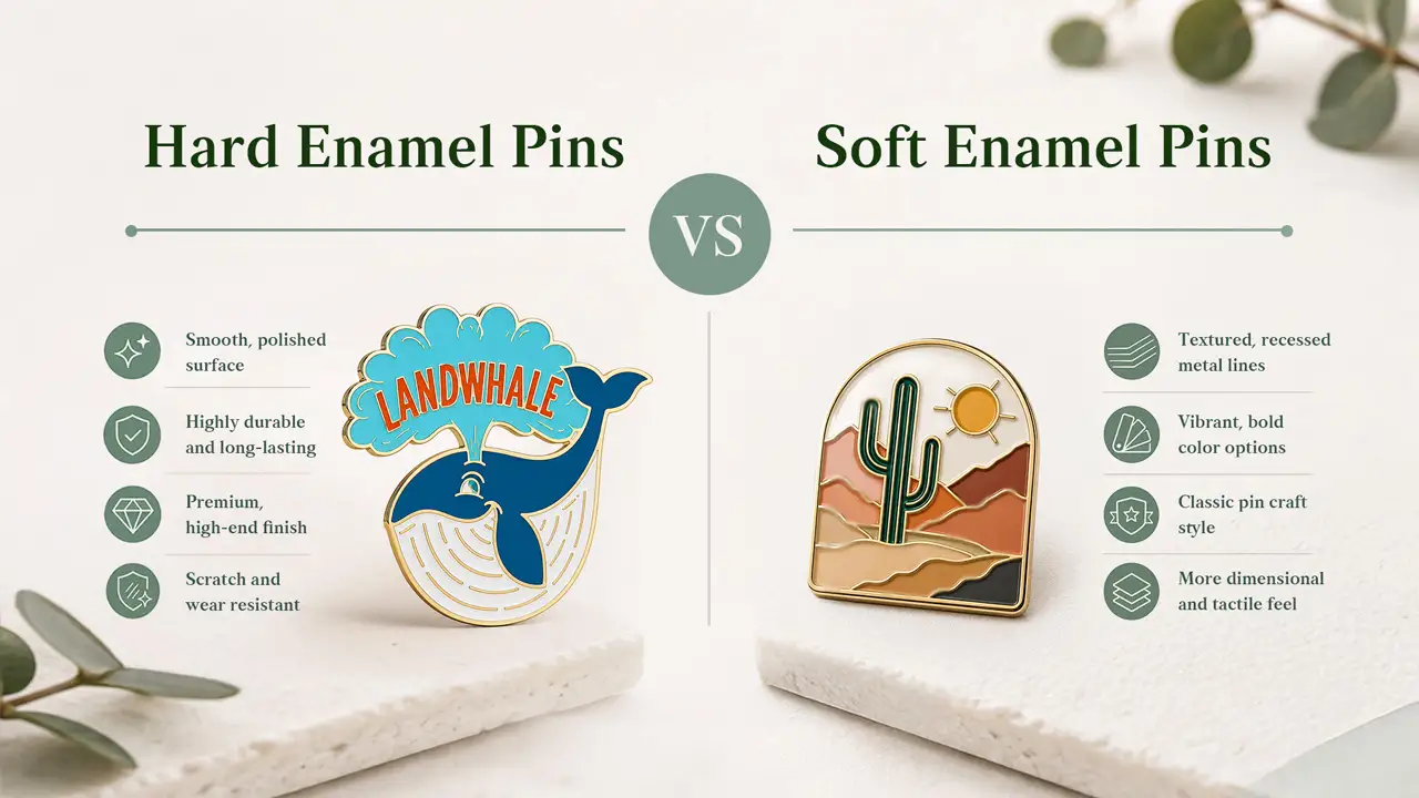 Hard Enamel VS Soft Enamel