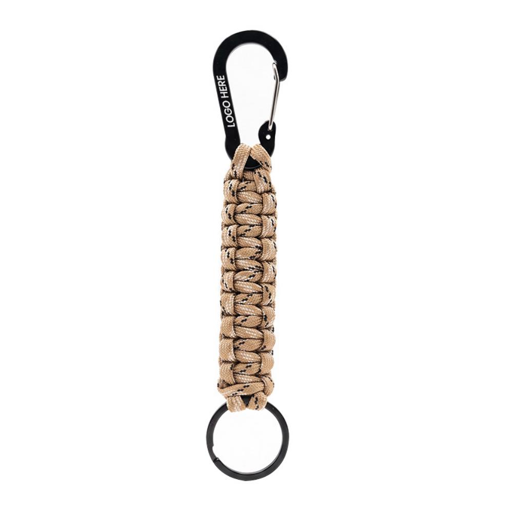 Camouflage Promo Paracord Keychain With Carabiner Camouflage Promo Paracord Keychain With Carabiner