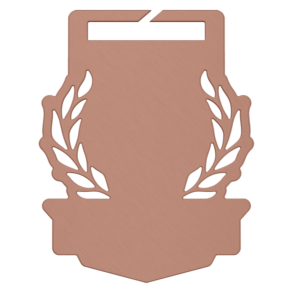 First Place Honor Medal Antique Copper