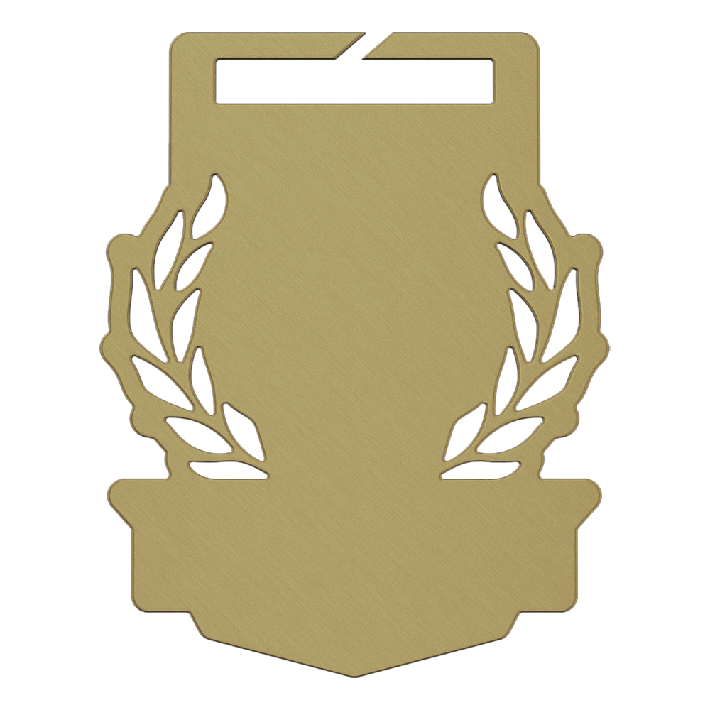 First Place Honor Medal Antique Gold
