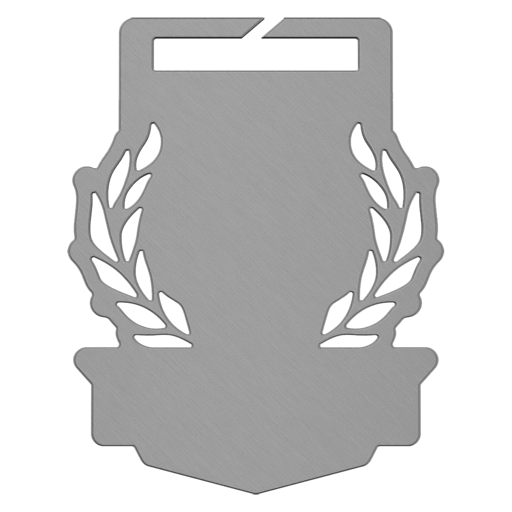 First Place Honor Medal Antique Sliver