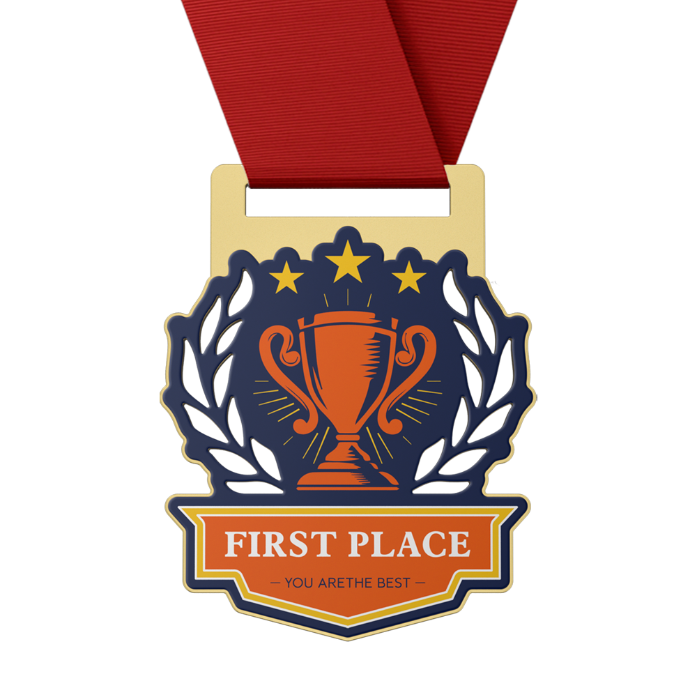 First Place Honor Medal  with ribbon