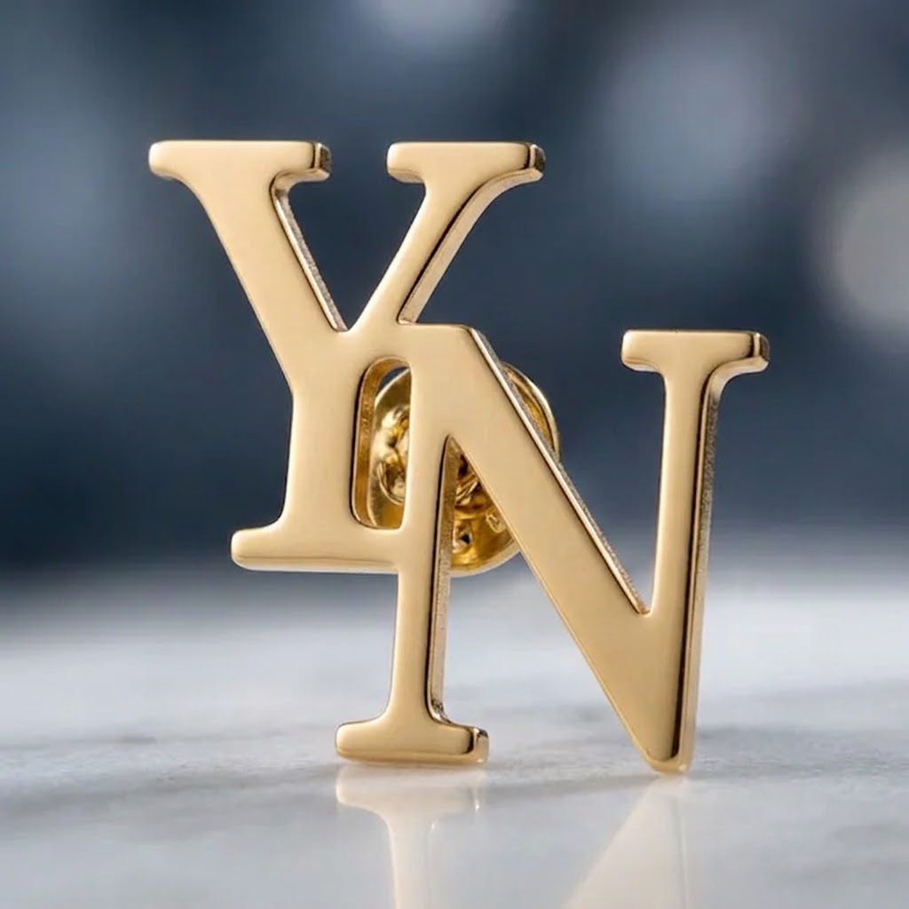 YN Initial Lapel Pins
