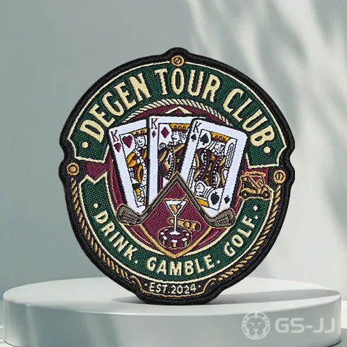 Casino Golf Club Crest Woven Patches Casino Golf Club Crest Woven Patches