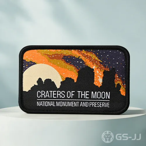 Craters of the Moon National Park Woven Patches Craters of the Moon National Park Woven Patches