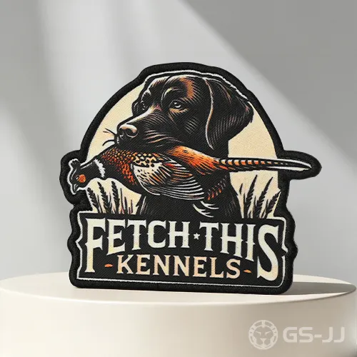 Fetch This Kennels Hunting Retriever Printed Patch Fetch This Kennels Hunting Retriever Printed Patch