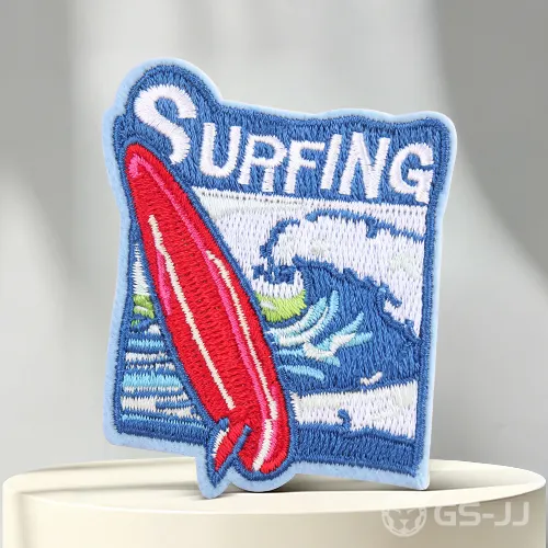 Surfing Embroidered Patches Surfing Embroidered Patches
