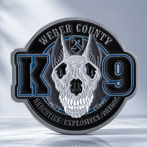 K9 Unit Law Enforcement Challenge Coins
