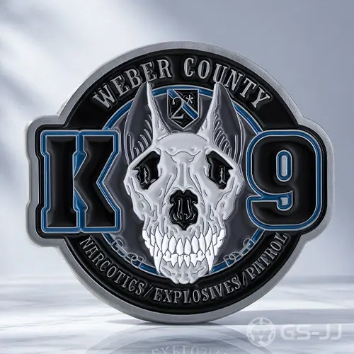 K9 Unit Law Enforcement Challenge Coins K9 Unit Law Enforcement Challenge Coins