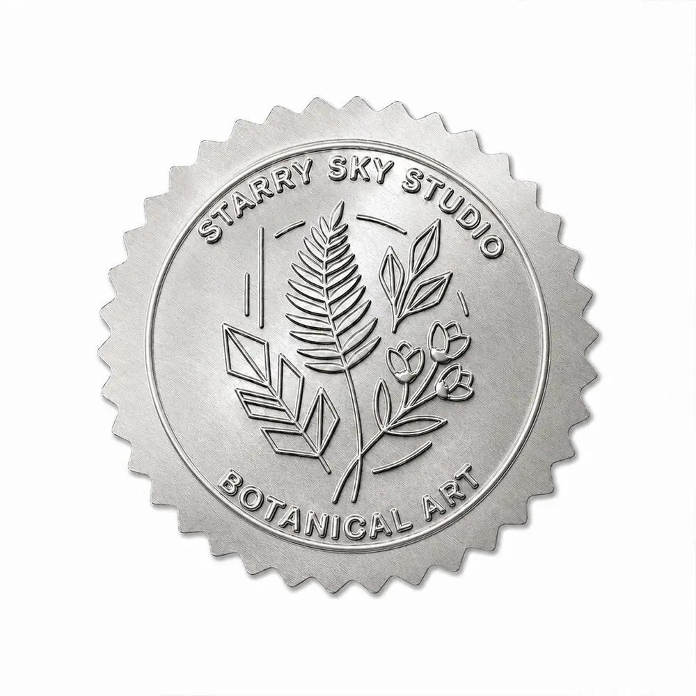 Embossed Stickers