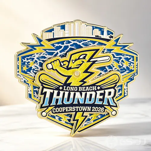 THUNDER Cooperstown Trading Pins THUNDER Cooperstown Trading Pins