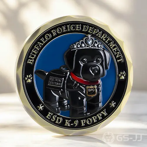 ESD K9 Poppy Buffalo Police Department Coin ESD K9 Poppy Buffalo Police Department Coin