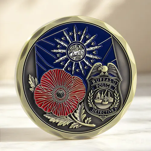 ESD K9 Poppy Buffalo Police Department Coin ESD K9 Poppy Buffalo Police Department Coin