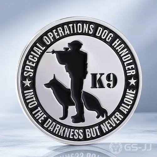 Special Operations K9 Dog Handler Challenge Coin Special Operations K9 Dog Handler Challenge Coin
