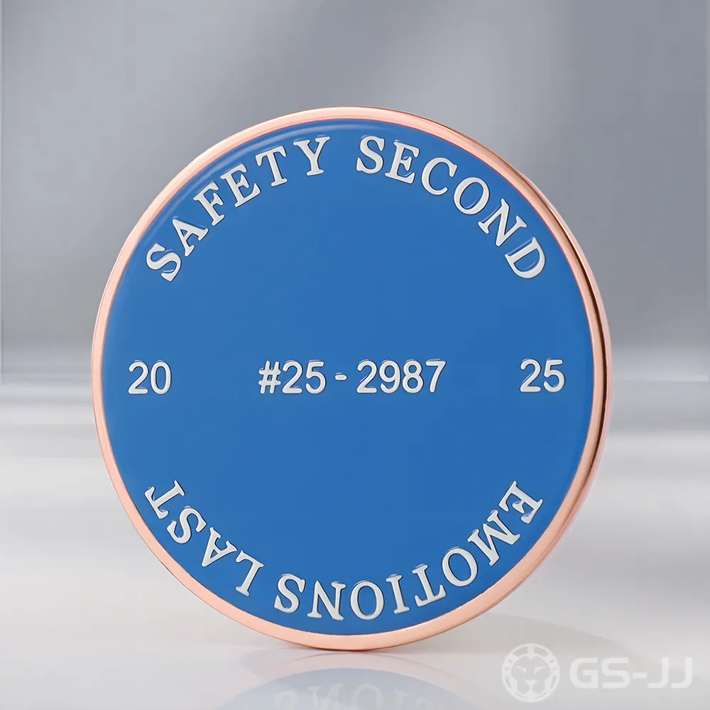 Safety Second Blue Round Pin Safety Second Blue Round Pin