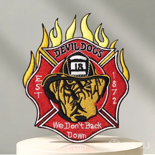 Devil Dogs Cheap Embroidered Patches Devil Dogs Cheap Embroidered Patches
