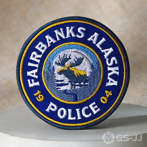 Fairbanks Alaska Police Embroidered Patches Fairbanks Alaska Police Embroidered Patches
