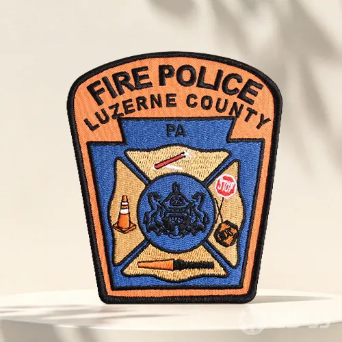 Fire Police Embroidered Patches Fire Police Embroidered Patches