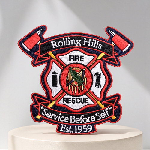 Fire Rescue Custom Patches