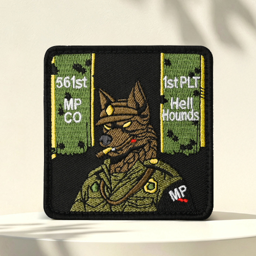 Hell Hounds MP Custom Embroidered Patches
