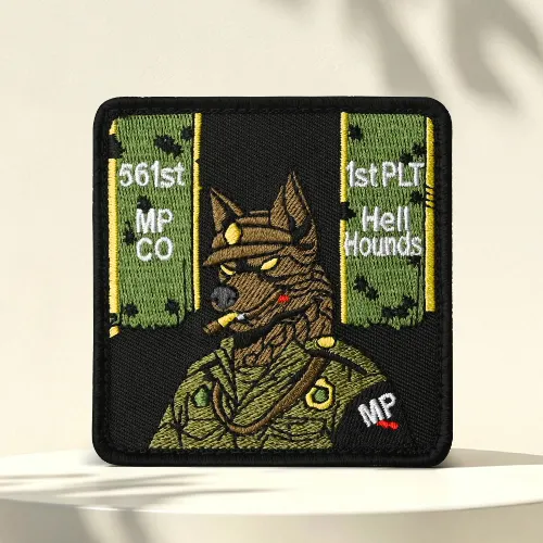 Hell Hounds MP Custom Embroidered Patches Hell Hounds MP Custom Embroidered Patches