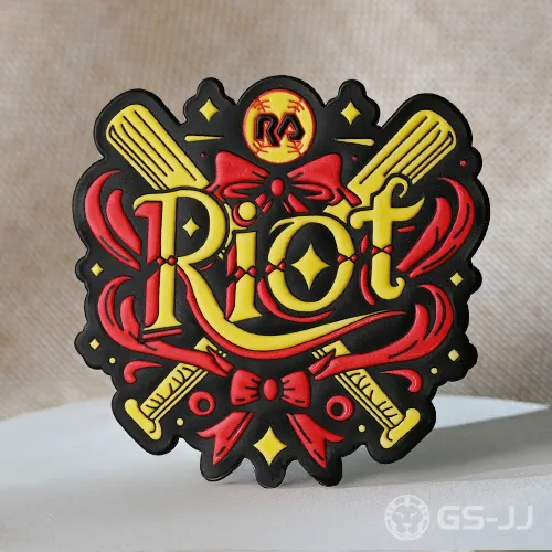 Riot Baseball Full Color TPU Patches Riot Baseball Full Color TPU Patches