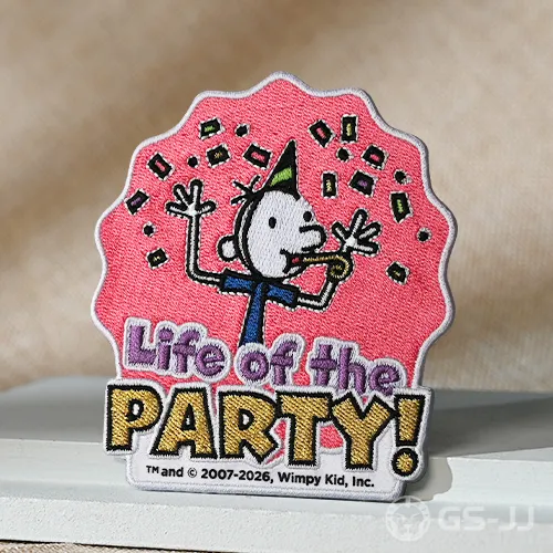 Wimpy Kid Party Embroidered Patches Wimpy Kid Party Embroidered Patches