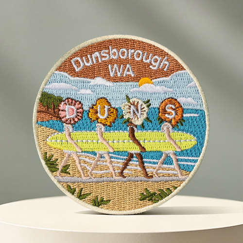 Dunsborough Surf Custom Embroidered Patches