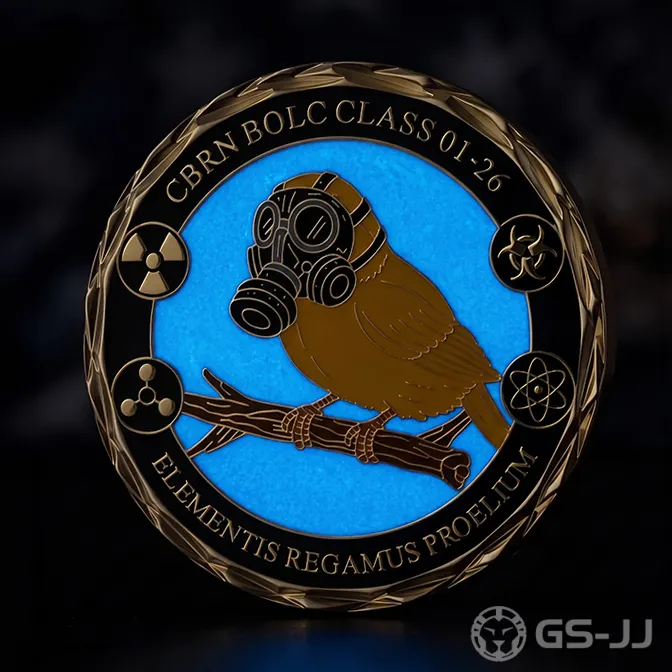 Smoke Eaters Elements Glow in the dark Coin Smoke Eaters Elements Glow in the dark Coin