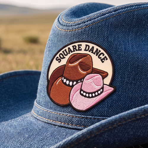 Square Dance Custom Patches