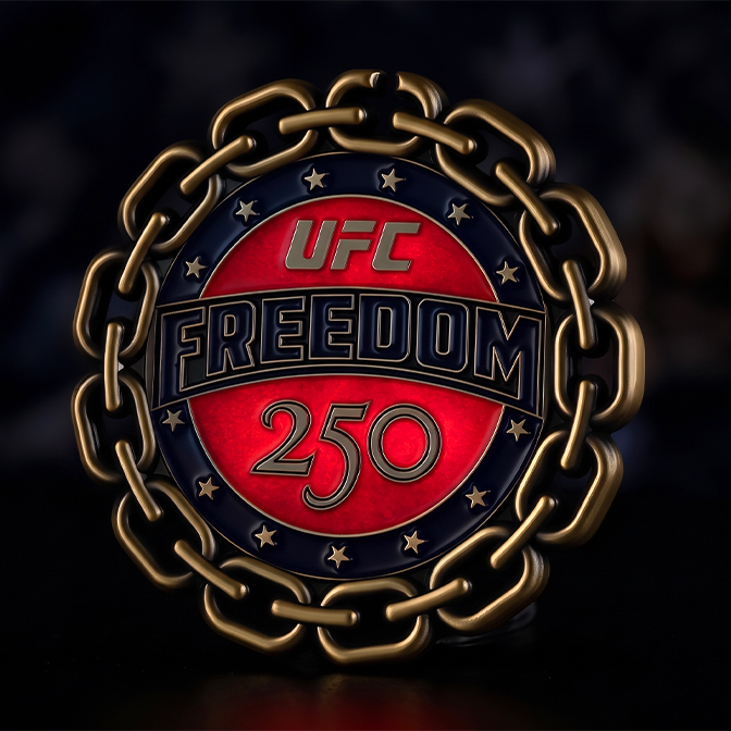 UFC Freedom 250 Glow in the dark Coin 
