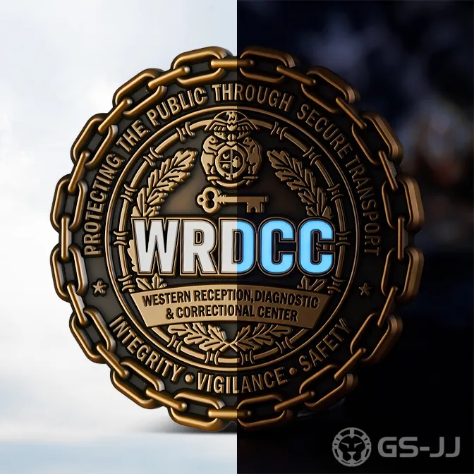 WRDCC Chain Edge Glow in the dark Coin WRDCC Chain Edge Glow in the dark Coin