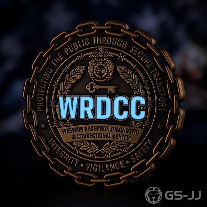 WRDCC Chain Edge Glow in the dark Coin WRDCC Chain Edge Glow in the dark Coin