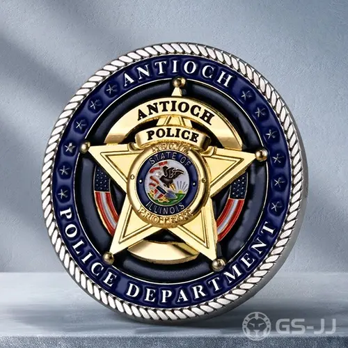 Five-pointed Star Eagle Police Challenge Coins Five-pointed Star Eagle Police Challenge Coins