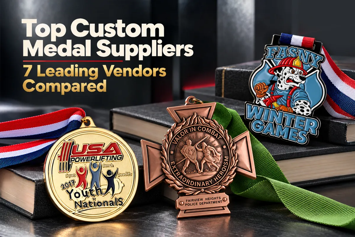 Top Custom Medal Suppliers: 7 Leading Vendors Compared