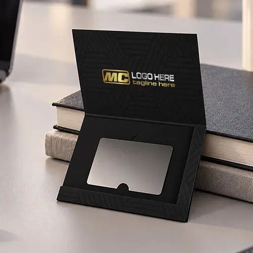 Slide Out Custom Gift Card Sleeves Slide Out Custom Gift Card Sleeves