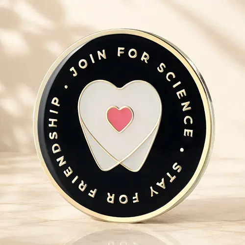 Premium Hard Enamel Tooth Lapel Pin