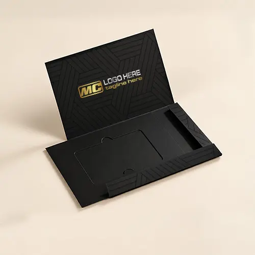 Slide Out Custom Gift Card Sleeves Slide Out Custom Gift Card Sleeves