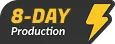 8 day production